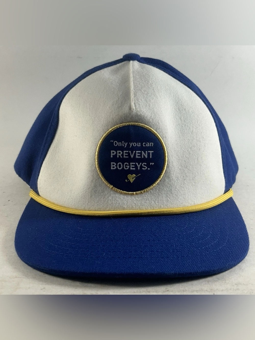 Puma Golf Only You Can Prevent Bogeys Mens Snapback Hat Blue White OSFM